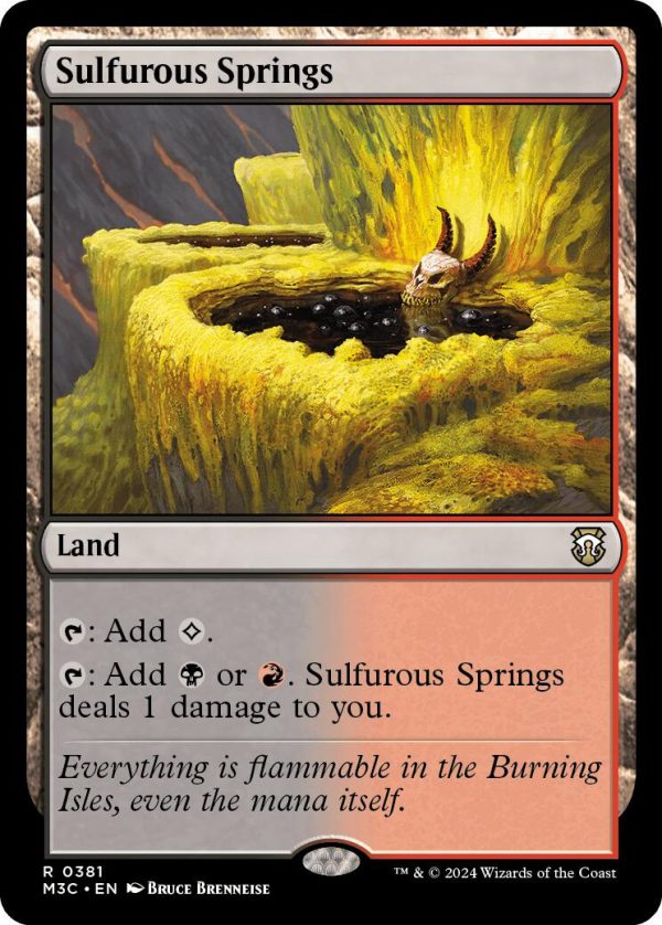 Sulfurous Springs [Modern Horizons 3 Commander] Supply