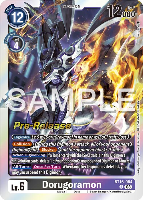 Dorugoramon [BT16-064] [Beginning Observer Pre-Release Promos] Online Hot Sale