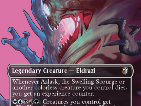 Azlask, the Swelling Scourge (Borderless) [Modern Horizons 3 Commander] Online