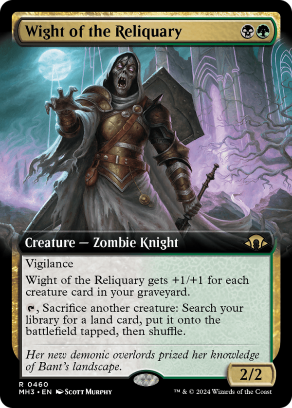 Wight of the Reliquary (Extended Art) [Modern Horizons 3] Online