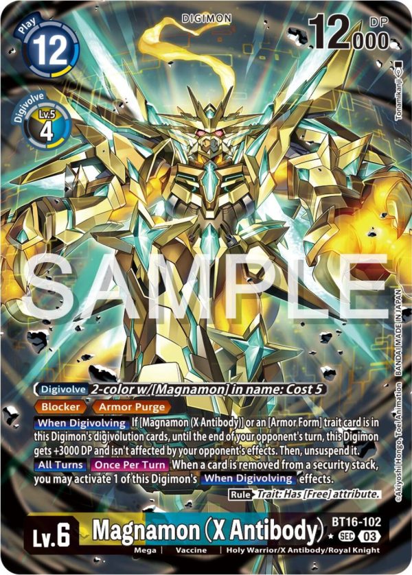 Magnamon (X Antibody) [BT16-102] (Alternate Art) [Beginning Observer] on Sale