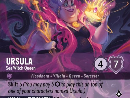 Ursula - Sea Witch Queen (Enchanted) (208 204) [Ursula s Return] For Sale