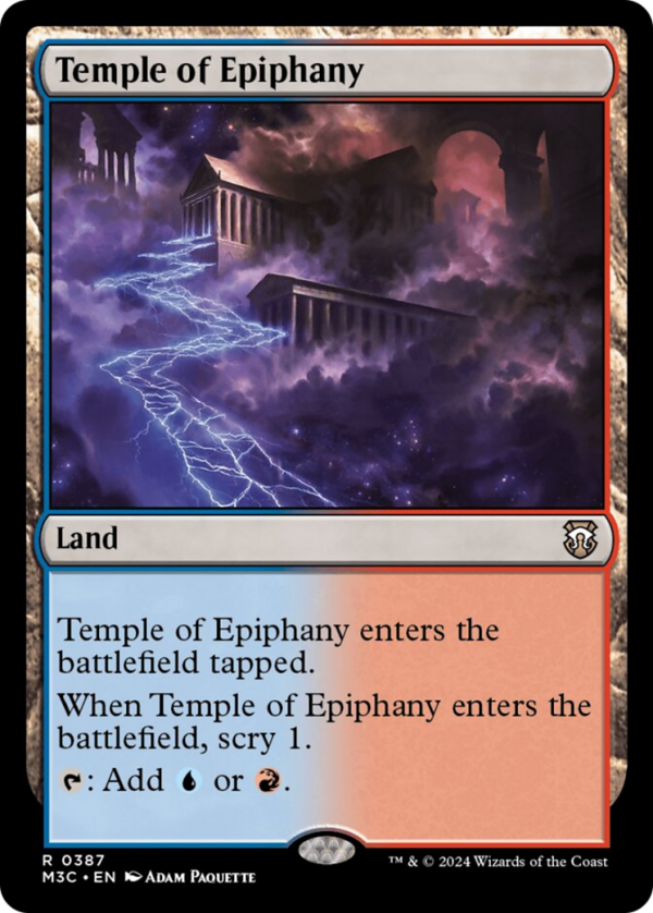 Temple of Epiphany (Ripple Foil) [Modern Horizons 3 Commander] Discount