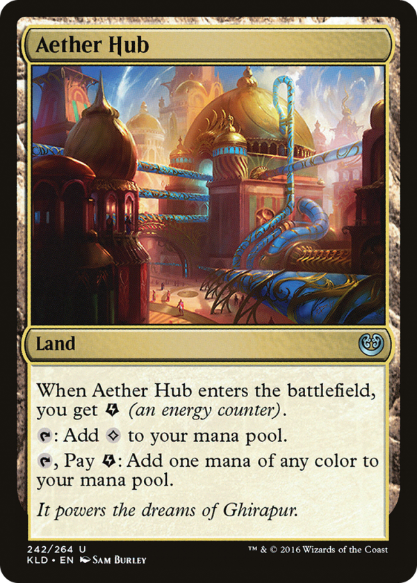 Aether Hub (Ripple Foil) [Modern Horizons 3 Commander] For Discount