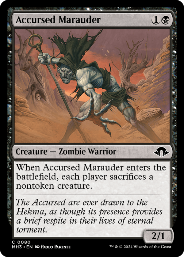 Accursed Marauder [Modern Horizons 3] For Sale