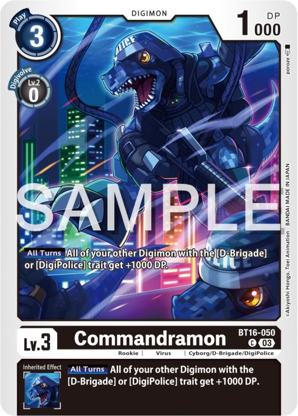 Commandramon [BT16-050] [Beginning Observer] on Sale