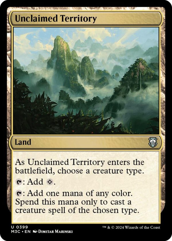 Unclaimed Territory [Modern Horizons 3 Commander] Online Sale