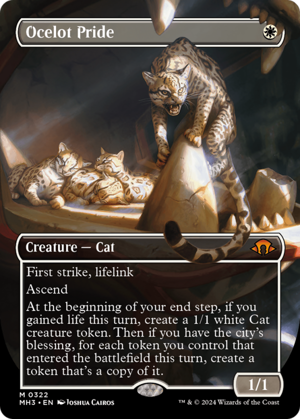 Ocelot Pride (Borderless) [Modern Horizons 3] Sale