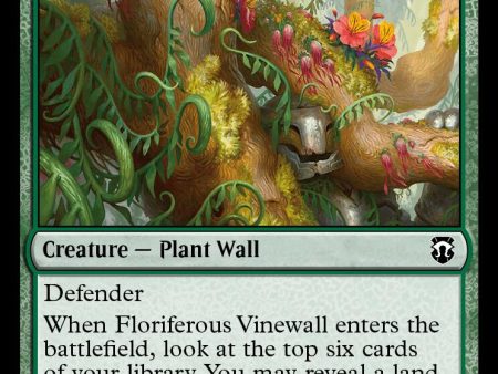 Floriferous Vinewall [Modern Horizons 3 Commander] on Sale