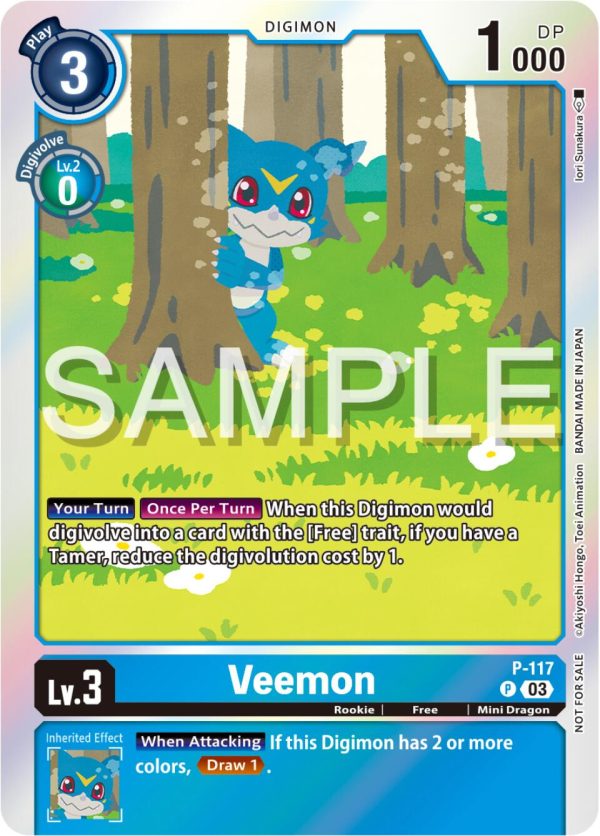 Veemon [P-117] (Beginning Observer Pre-Release) [Promotional Cards] Online now