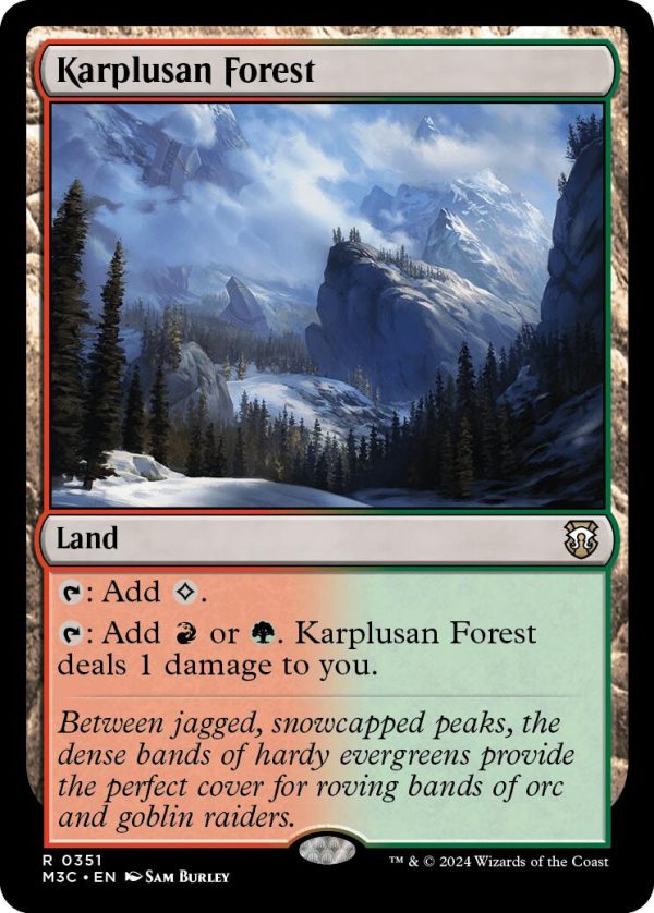 Karplusan Forest [Modern Horizons 3 Commander] For Sale