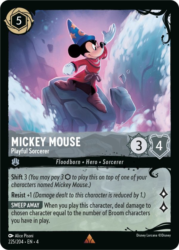 Mickey Mouse - Playful Sorcerer (225 204) (225 204) [Illumineer s Quest: Deep Trouble] Online