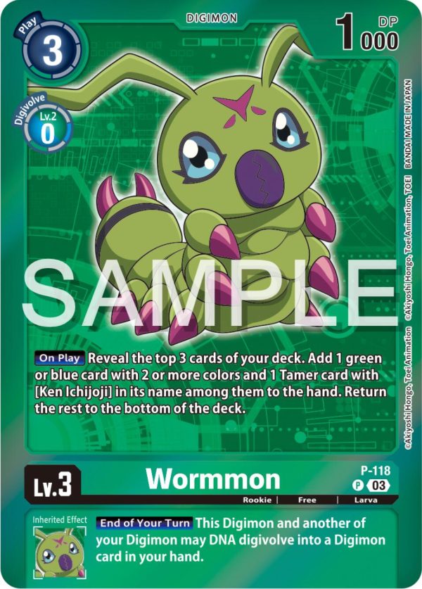 Wormmon [P-118] (Digimon Adventure Box 2024) [Promotional Cards] For Discount