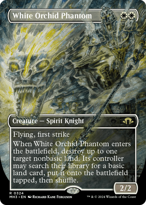 White Orchid Phantom (Borderless) [Modern Horizons 3] Online