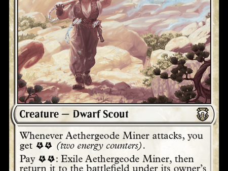 Aethergeode Miner (Ripple Foil) [Modern Horizons 3 Commander] Online now