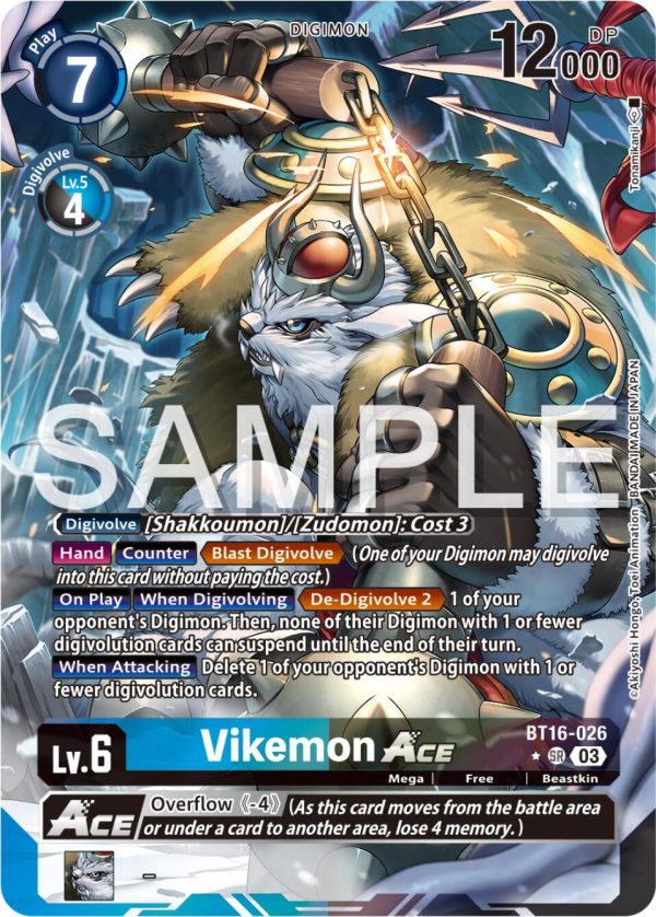 Vikemon Ace [BT16-026] (Alternate Art) [Beginning Observer] Online