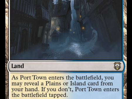 Port Town (Ripple Foil) [Modern Horizons 3 Commander] For Discount