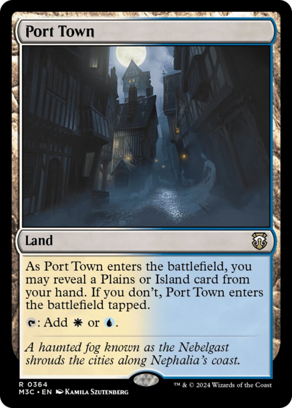 Port Town (Ripple Foil) [Modern Horizons 3 Commander] For Discount