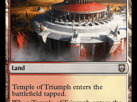 Temple of Triumph (Ripple Foil) [Modern Horizons 3 Commander] Hot on Sale