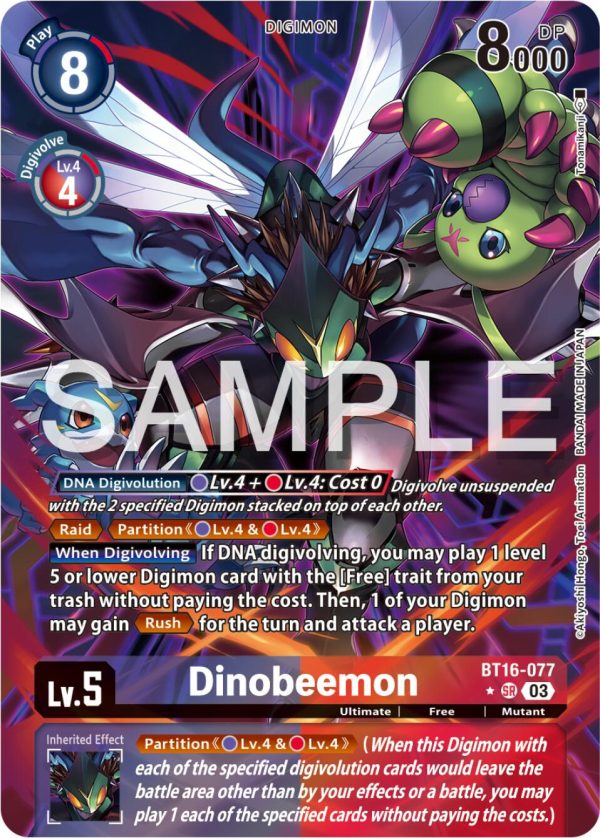 Dinobeemon [BT16-077] (Alternate Art) [Beginning Observer] Supply