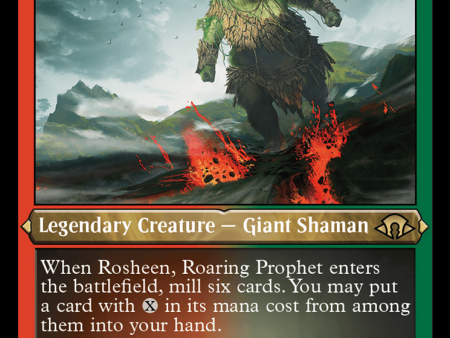 Rosheen, Roaring Prophet (Foil Etched) [Modern Horizons 3] For Cheap