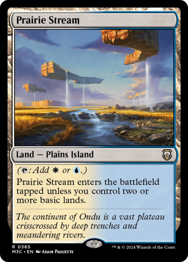 Prairie Stream (Ripple Foil) [Modern Horizons 3 Commander] Online Hot Sale