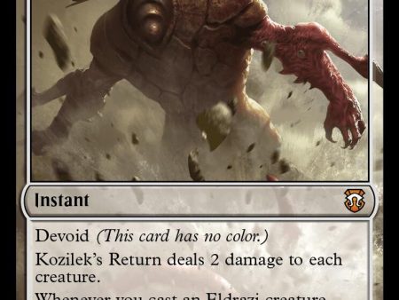 Kozilek s Return [Modern Horizons 3 Commander] Cheap