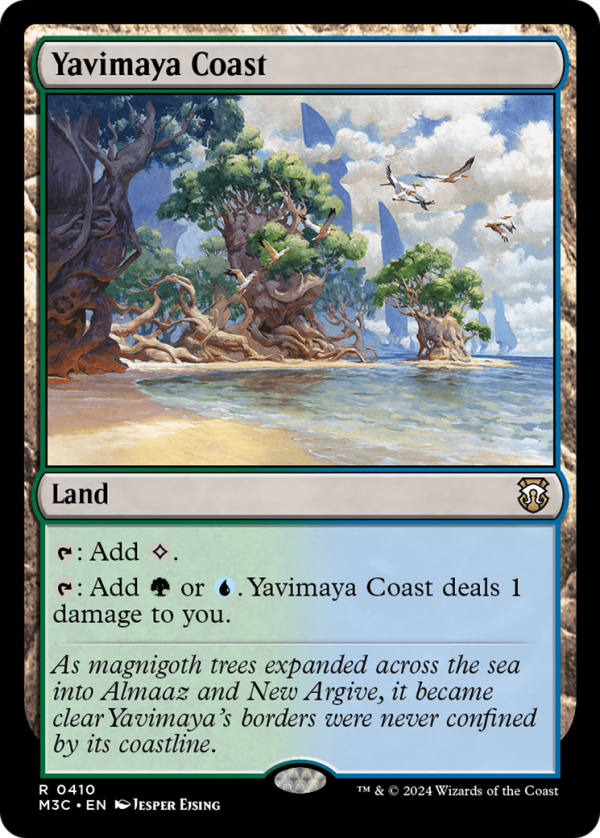 Yavimaya Coast (Ripple Foil) [Modern Horizons 3 Commander] Online Sale