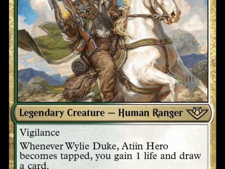 Wylie Duke, Atiin Hero (Promo Pack) [Outlaws of Thunder Junction Promos] Discount