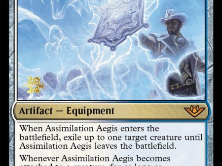 Assimilation Aegis [Outlaws of Thunder Junction Prerelease Promos] For Sale