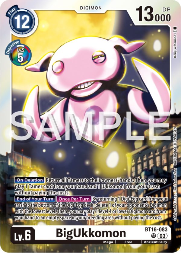 BigUkkomon [BT16-083] [Beginning Observer] Hot on Sale