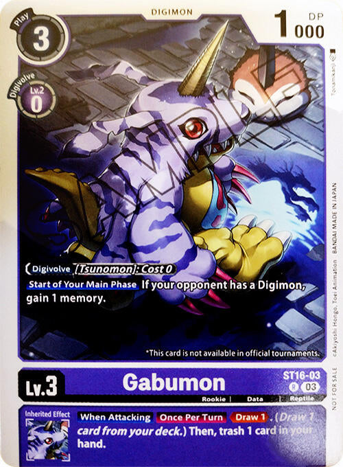 Gabumon [ST16-03] (Demo Deck Exclusive) [Starter Deck: Wolf of Friendship] on Sale