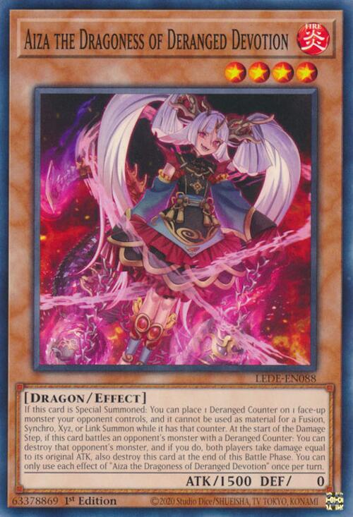 Aiza the Dragoness of Deranged Devotion [LEDE-EN088] Common Online Sale