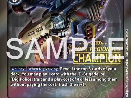 Cargodramon [BT14-064] (2024 Regionals Champion) [Blast Ace Promos] Hot on Sale