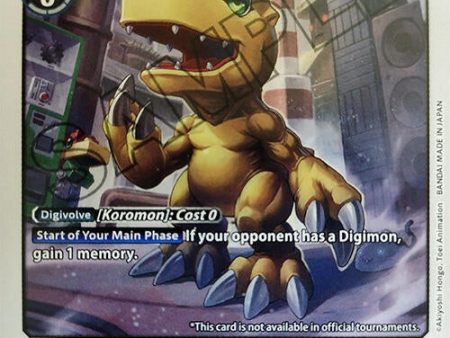 Agumon [ST15-02] (Demo Deck Exclusive) [Starter Deck: Dragon of Courage] Supply