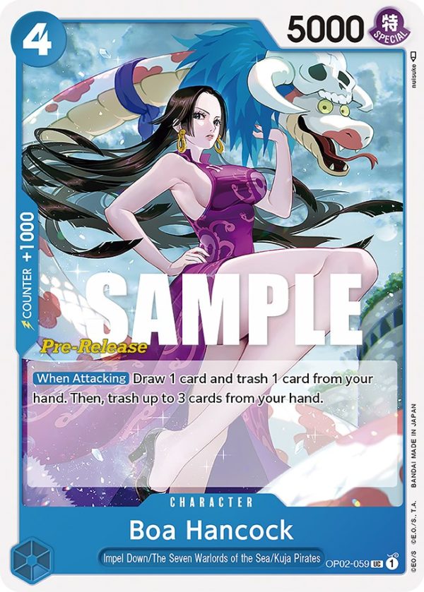 Boa Hancock [Paramount War Pre-Release Cards] Supply