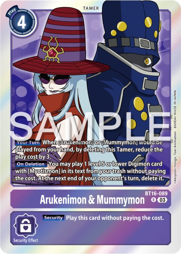 Arukenimon & Mummymon [BT16-089] [Beginning Observer] Online now