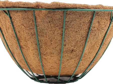 World Source Partners - Wire Grow Basket With Coco Liner & 4 Wire Hanger Discount