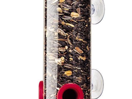 Woodstream Wildbird - Window Tube Feeder With Seed Catch Supply