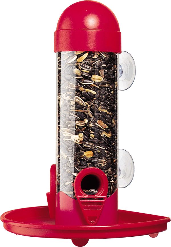 Woodstream Wildbird - Window Tube Feeder With Seed Catch Supply