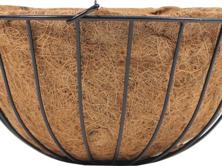 World Source Partners - Traditional Hanging Basket With Coco Liner Fashion