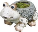 Alpine Corporation - Frog Planter Online now