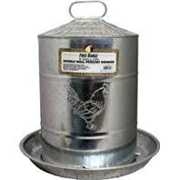 Harris Farms Llc. - Galvanized Double Wall Drinker Fashion